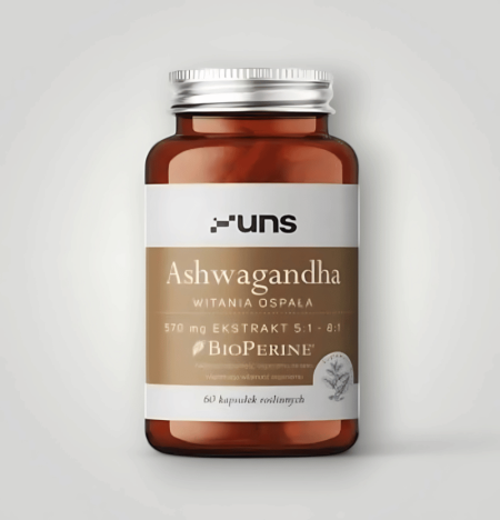UNS Ashwagandha + BioPerine 570mg 60 Kapslar