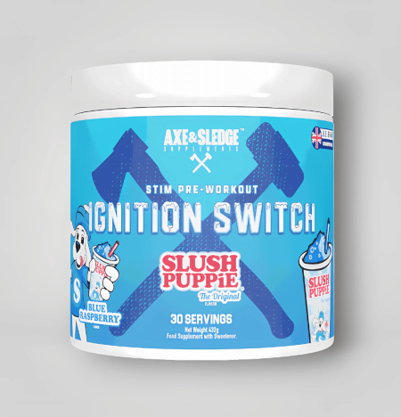 Axe & Sledge Pre-Workout Slush Puppie 432g - Blue Raspberry