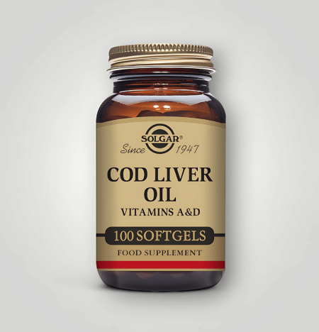 Solgar Cod Liver Oil 462mg 100 Kapslar