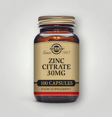 Solgar Zinc Citrate 30mg 100 Kapslar