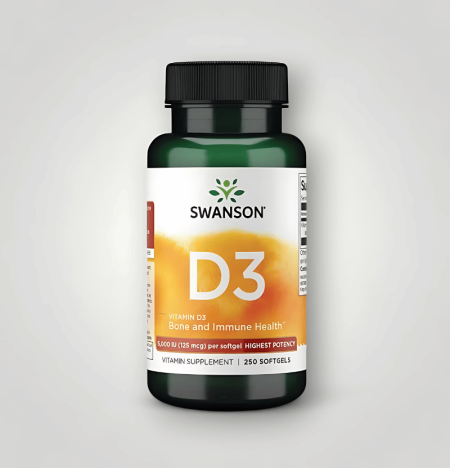 Swanson Vitamin D3 - 2000IE 250 Kapslar