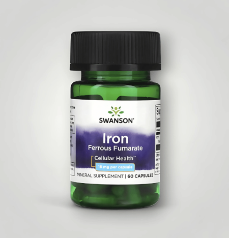 Swanson Iron Ferrous Fumarate 18mg 60 Kapslar