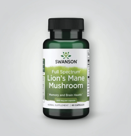Swanson Lions Mane 500mg 60 Kapslar