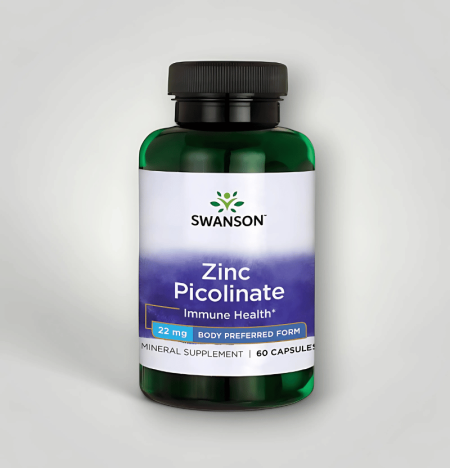 Swanson Zinc Picolinate 22mg 60 Kapslar