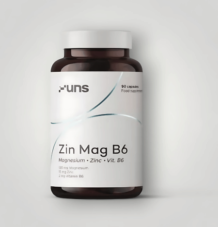 UNS Zink + Magnesium + B6 - 90 Kapslar