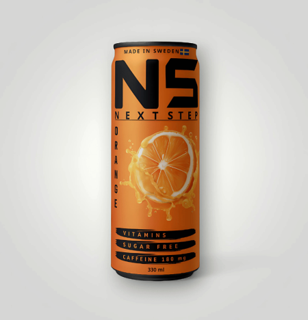 Next Step Energy Drinks 330ml - Orange